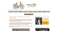 Desktop Screenshot of mueveteenbicipormadrid.com