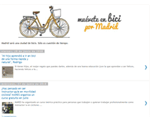 Tablet Screenshot of mueveteenbicipormadrid.com